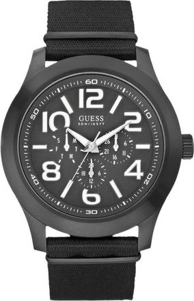 Guess Rugged Black Dial Mens Watch W11623G1