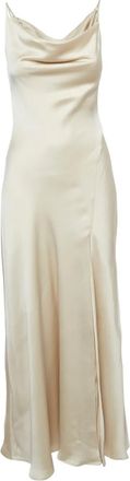 SIMKHAI Abito lungo con scollo drappeggiato - Toni neutri