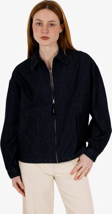 Aspesi Giubbotto con zip denim scuro