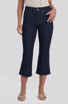 NYDJ Monica High Waist Crop Kick Flare Jeans in Magical at Nordstrom, Size 14