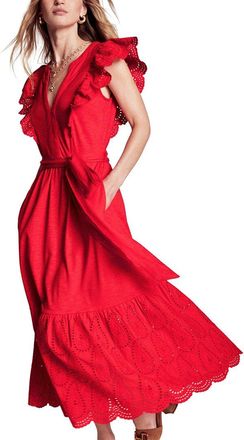 Boden Ruffle Midi Dress