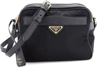 Prada Re-Edition 1978 Front Pocket Re-Nylon with Saffiano Leather Mini shoulder bag - Zwart