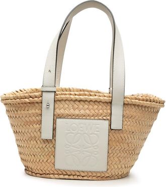 Loewe Pre-owned Loewe Small Raffia Anagram Basket Tote Ladies ZAMOWKS5TZ5M6J70