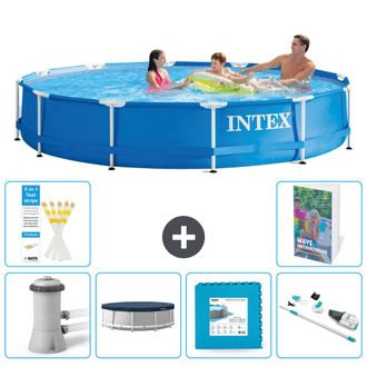 Intex Piscina Con Estructura Redonda - 366x76 Cm - 7-piezas S183