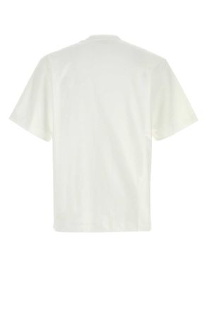 Ferragamo Mens White Cotton T-Shirt 3886002bianco Exterior Exterior: T-shirts And Polos