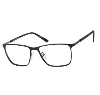 Haggar Mens H275 Rectangle Eyeglasses In Matte Black