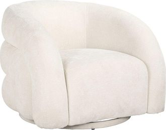 Richmond Interiors Drehbarer Design Sessel Arcus Unicorn White