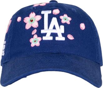 New Era x Takashi Murakami x MLB World Tour Tokyo Series 2025 New Era 9TWENTY Dodgers Strapback Hat Blue 22708-NAVY-DGRS