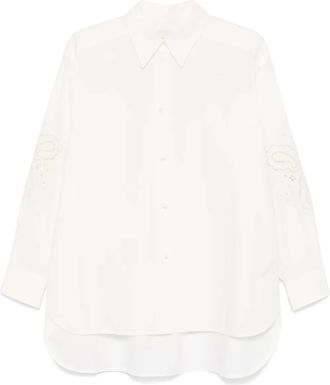 Paul Smith Camicia con ricamo a fiori - Bianco