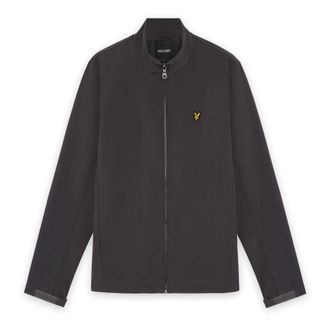 Lyle & Scott Mesh Back Softshell Funnel Neck Jas - Heren - Jassen - Zwart - Maat: M Poliester