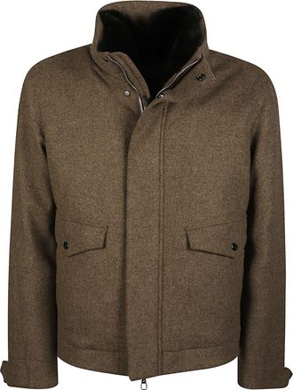 Montecore Boxy High Collar Virgin Wool Down Jacket