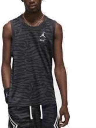 Nike Jordan Air Jordan Sport Dri-FIT Mesh Top Black White FN5855-010
