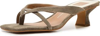 Dolce Vita Brevel Womens Sandals Olive : 6.5 M, Leather/Rubber