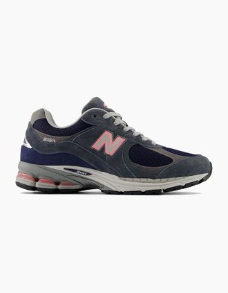 New Balance Mens NEW BALANCE 2002R TRAINER GRAPHITE/DOUBLE BUBBLE - Black - Size: 10