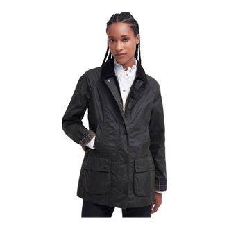 Barbour Beadnell Wax Jacket - female - Barbour - Light Jackets - Green - XS - Jackets
