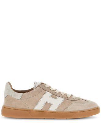 Hogan Low-Top Sneakers With Suede Leather And Contrasting Logo