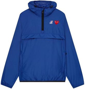 Comme Des Gar&ccedil;ons x K Way Half Zip Jacket Blue AZ-J502-051-2
