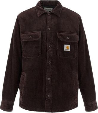 Carhartt Work in Progress Casual Shirts - Heren - Casual Overhemden - Bruin - M - Katoen - Overhemden