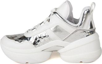Michael Kors Olympia Trainer Sneaker - Silver
