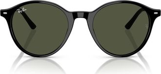 Ray-Ban Phantos 53mm Round Sunglasses in Black at Nordstrom