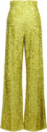 Ermanno Scervino Womens Bicolor Polyamide Flared Pants