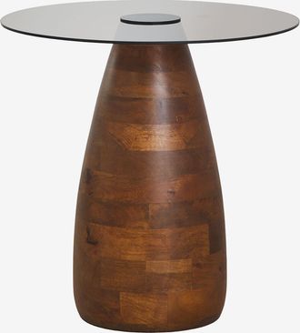 Sklum Mesa Auxiliar Redonda &Oslash;50 Cm En Vidrio Templado Mariana Sklum