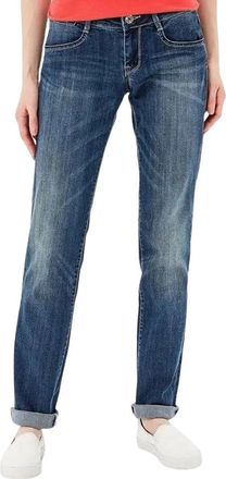 Gas Straight Jeans - Dames - Regular Fit Jeans - Blauw - W28 - Katoen - Jeans