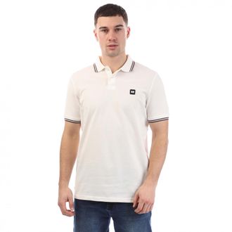 Weekend Offender Heren Vancouver getipt poloshirt (Wit)