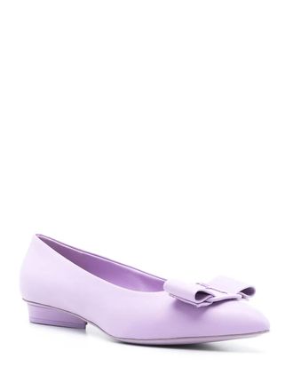 Ferragamo Viva Bow Flat - Purple