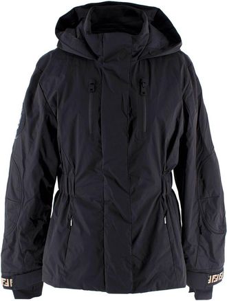 Fendi Black Hooded Ski Jacket Size M