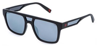 Fila SFIA13 U28P Mens Sunglasses Black Size 55