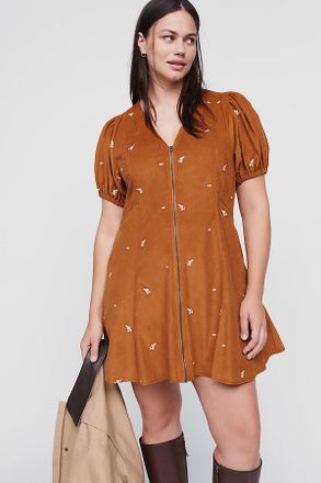 Pilcro Calder Corduroy Mini Dress