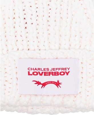 Charles Jeffrey Loverboy 062130401 Beanie - White