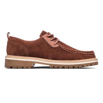 Clae Mens Adults Low Top Trainers in Brown Suede - Size UK 10.5