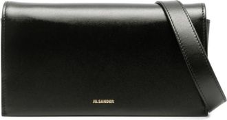 Jil Sander Black All-Day Small Crossbody Bag