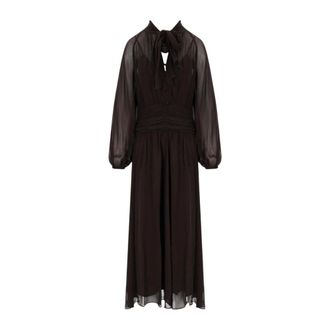 Marella Vestido Mllgarza - Dresses - Mujer - Marr&oacute;n - 2XS