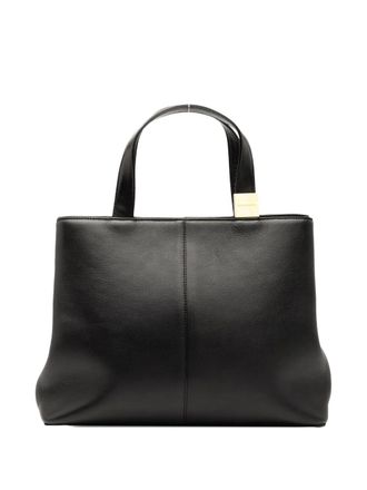 Burberry 2000-2017 Leather tote bag - women - Calf Leather - One Size - Black