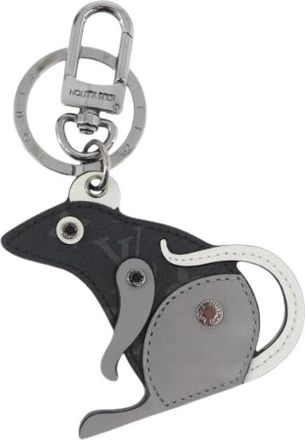Louis Vuitton Pre-owned Accessories, female, Black, Size: ONE SIZE Pre-owned Canvas Key-holder