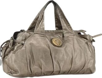Gucci Pre-owned Handbags, female, Gray, Size: ONE SIZE Pre-owned Vintage Tote Bag