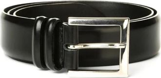 Orciani Cintura in vitello spazzolato - Heren - Riemen - Zwart - 100 CM - Leer - Accessoires
