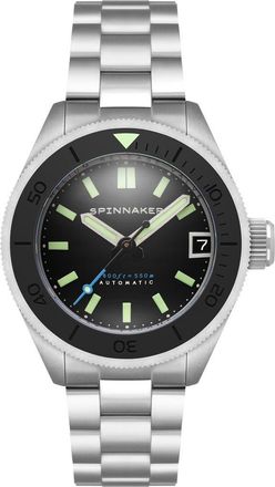 Spinnaker Piccard Automatic Bracelet Watch, 45mm in Black at Nordstrom