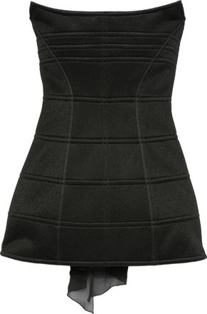 Blumarine Strapless Panelled Dress