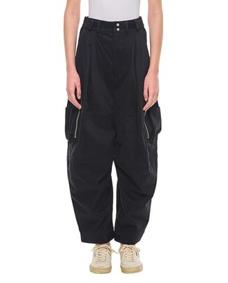 Mordecai Loose-Fitting Cargo Pants With Ankle Felt Straps And Zippered Pockets