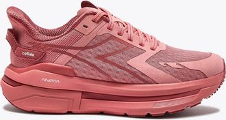 Diadora Womens Cellula Lighweight Running Shoes In Lobster Bisque Faded Rose