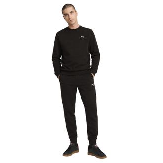 Puma ESS-fleece-sweatshirt voor heren (Poema Zwart)