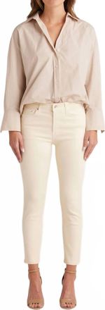 Edwin Bree Coated Jeans In Vanilla