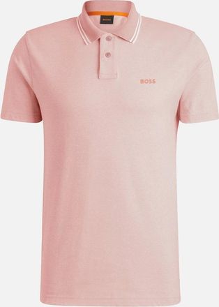 HUGO BOSS Mens Boss PeOxford New Polo - Pink - Size: 36
