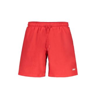 Fila Rosso Polyester Heren Zwem Boxer