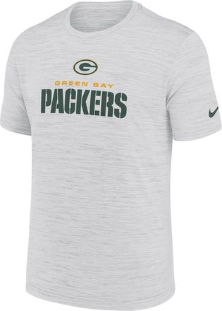Nike Green Bay Packers Velocity Nike Mens Dri-FIT NFL T-Shirt in White | NKPQ10A7T-X3B