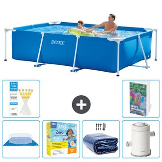 Intex Piscina Con Estructura Rectangular - 260x160x65 Cm - 7-piezas S71